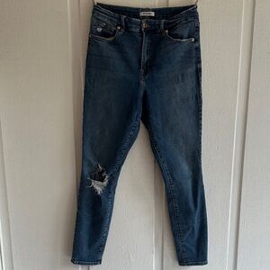 Good American Blue Distressed Women’s Jeans Size 12